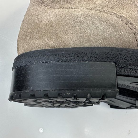 Mocha Brown Mushroom Suede Faralyn Alpha Women’s size 7.5 CLARKS Leather Boots - Picture 13 of 15